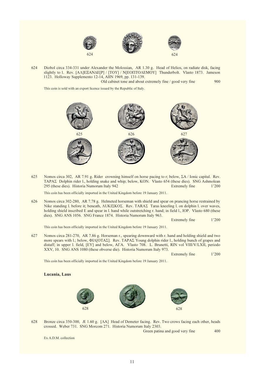 Numismatica Ars Classica Auction 64 (2012) page 12