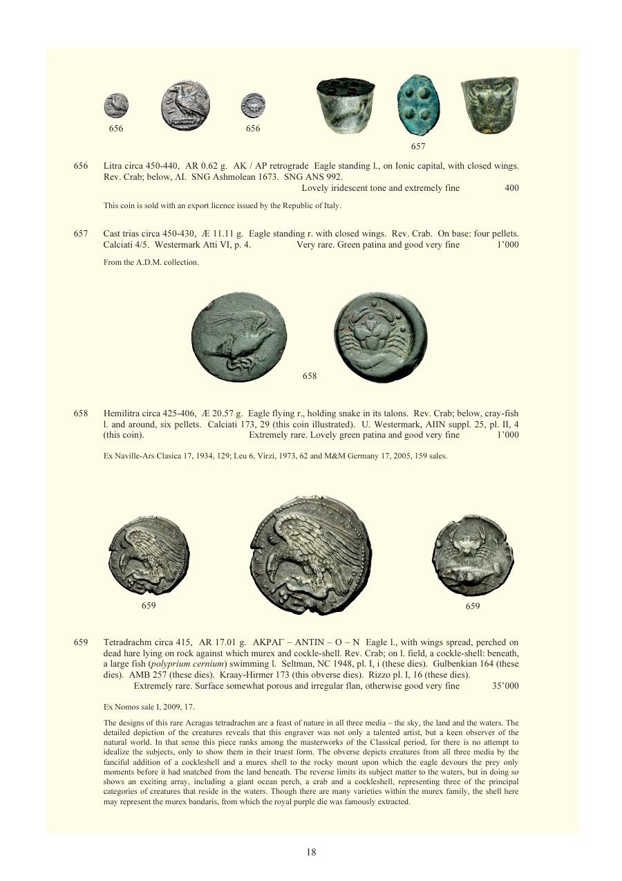 Numismatica Ars Classica Auction 64 (2012) page 19