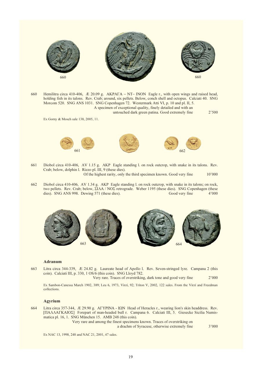 Numismatica Ars Classica Auction 64 (2012) page 20