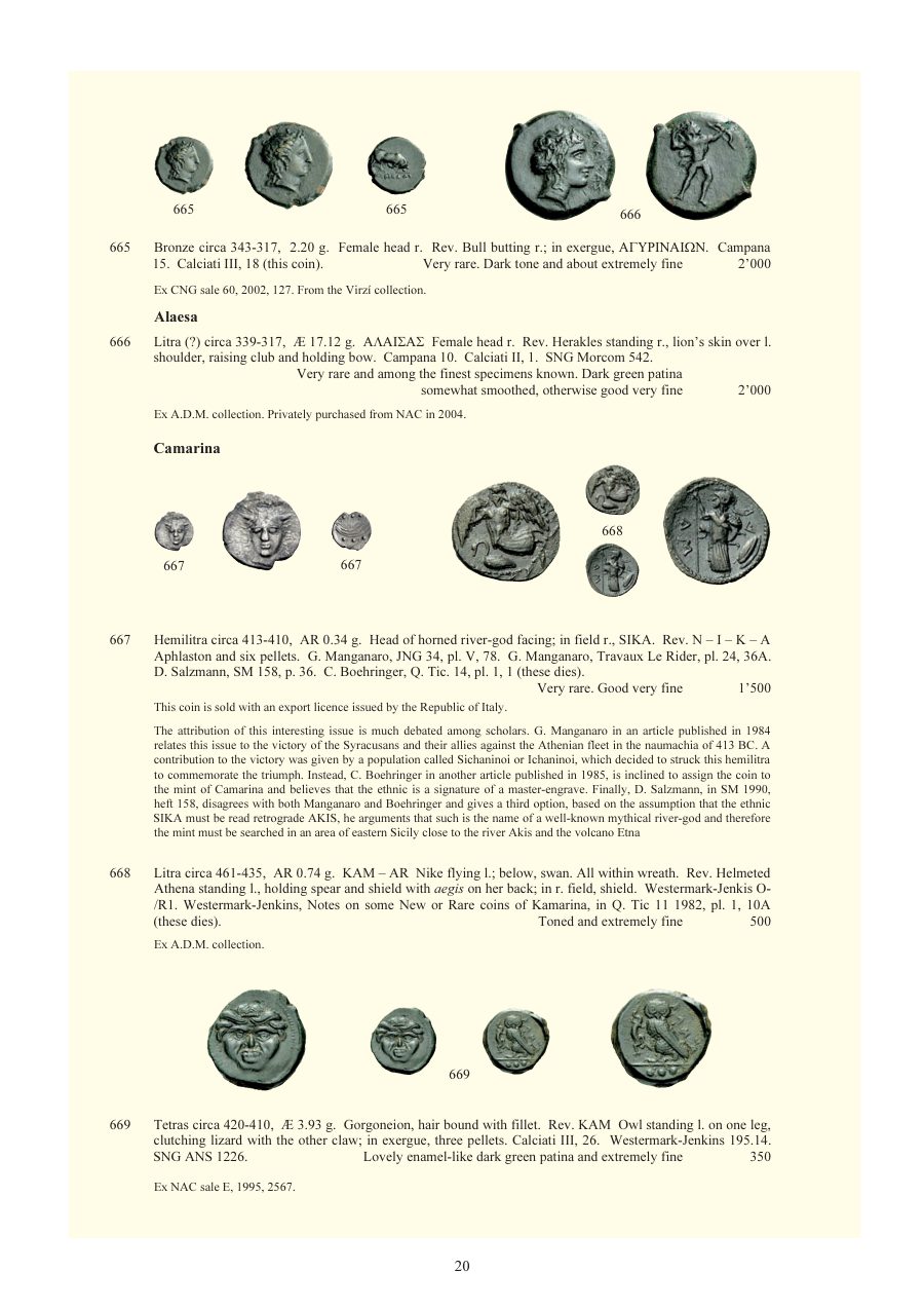 Numismatica Ars Classica Auction 64 (2012) page 21
