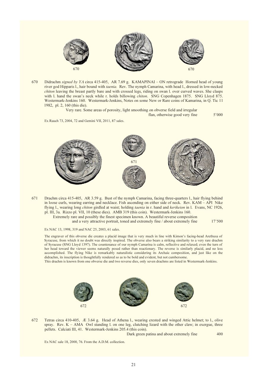 Numismatica Ars Classica Auction 64 (2012) page 22