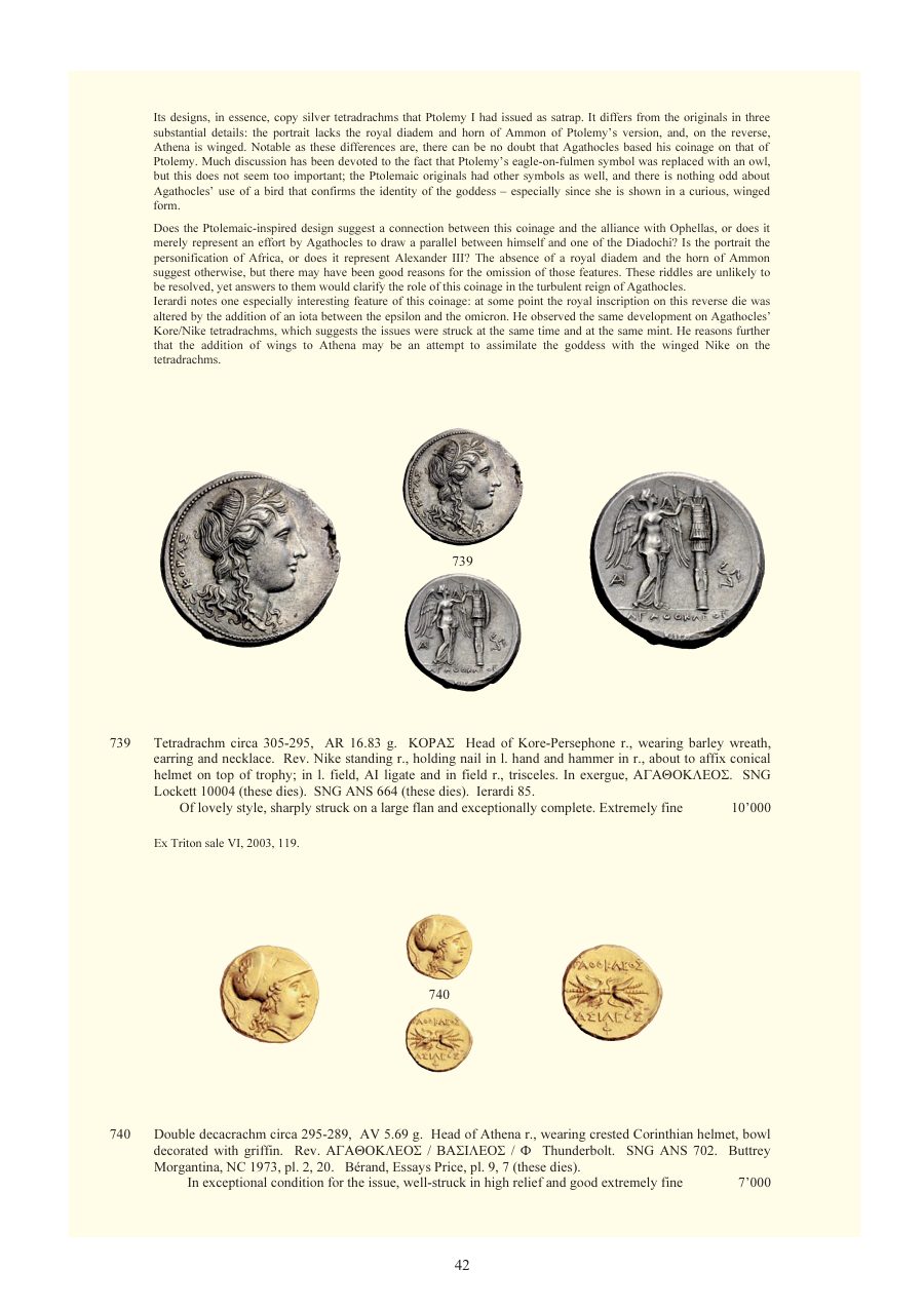 Numismatica Ars Classica Auction 64 (2012) page 43