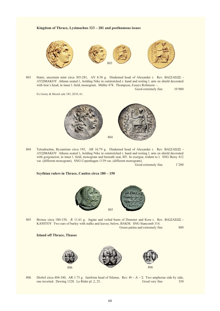 Numismatica Ars Classica Auction 64 (2012) page 61