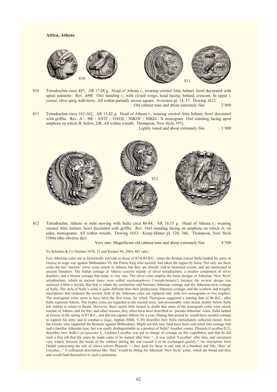 Numismatica Ars Classica Auction 64 (2012) page 63