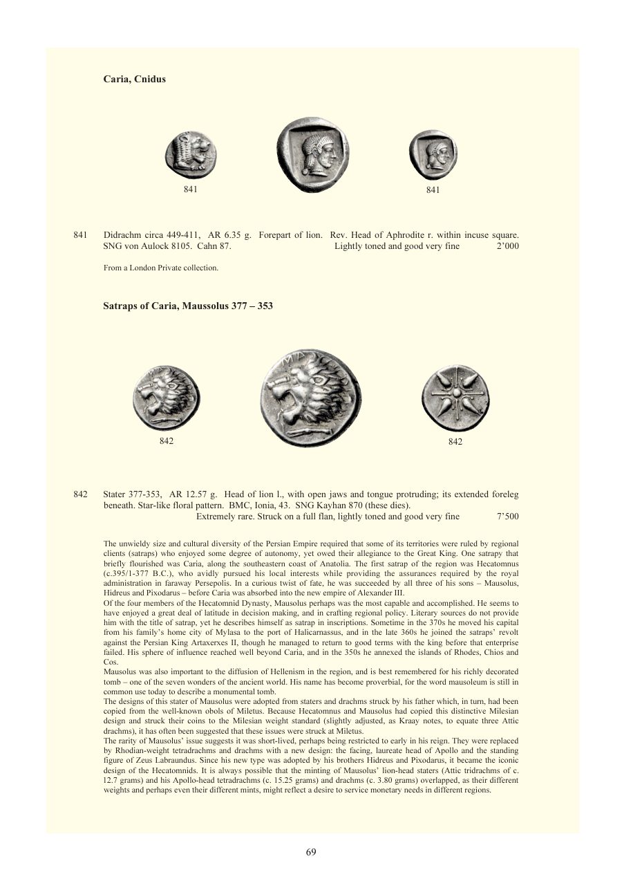 Numismatica Ars Classica Auction 64 (2012) page 70