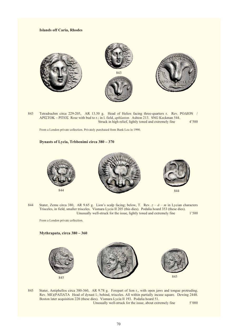 Numismatica Ars Classica Auction 64 (2012) page 71