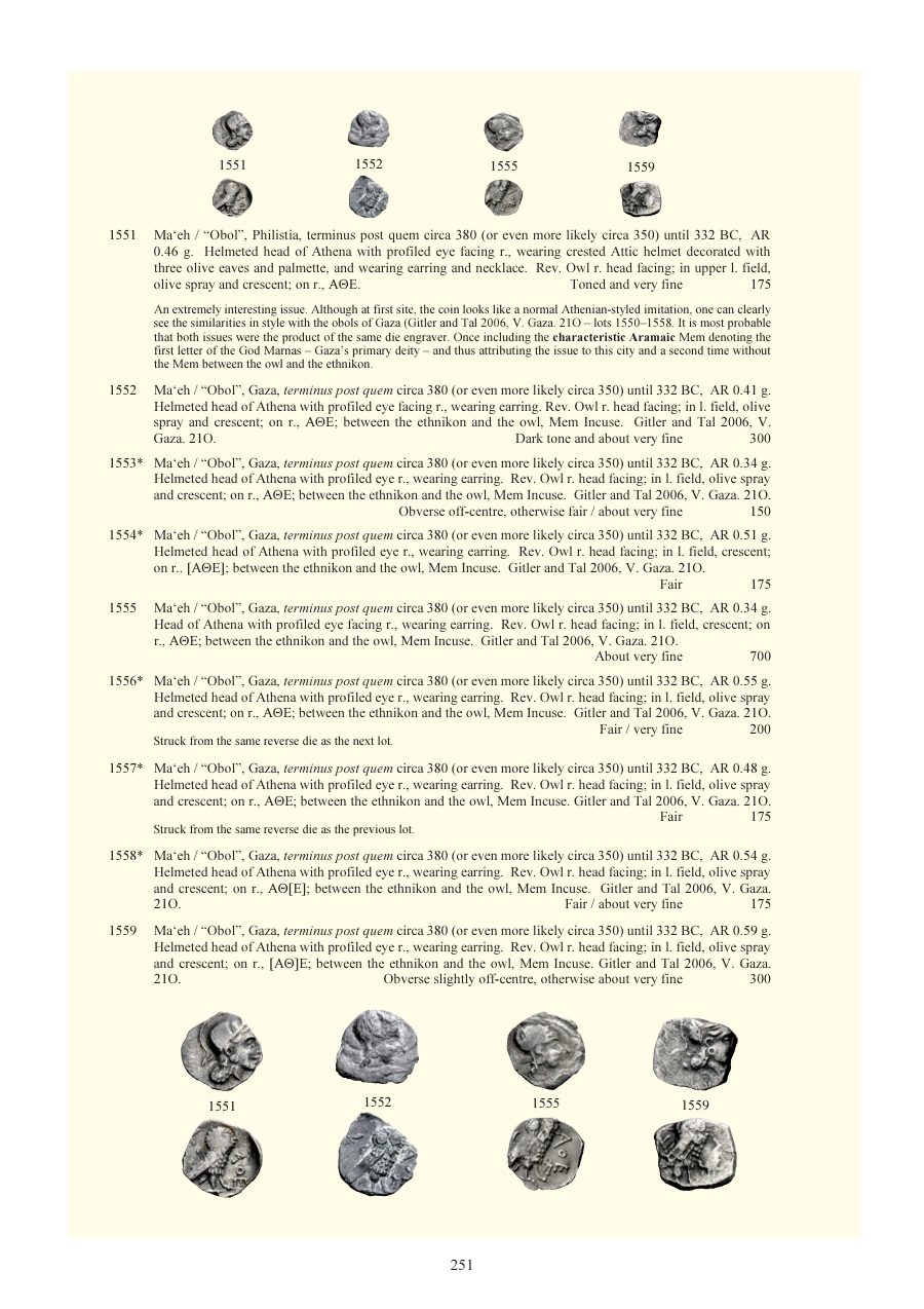 Numismatica Ars Classica Auction 64 (2012) page 252
