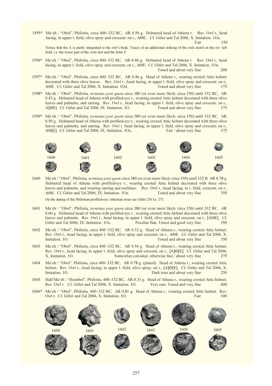Numismatica Ars Classica Auction 64 (2012) page 258