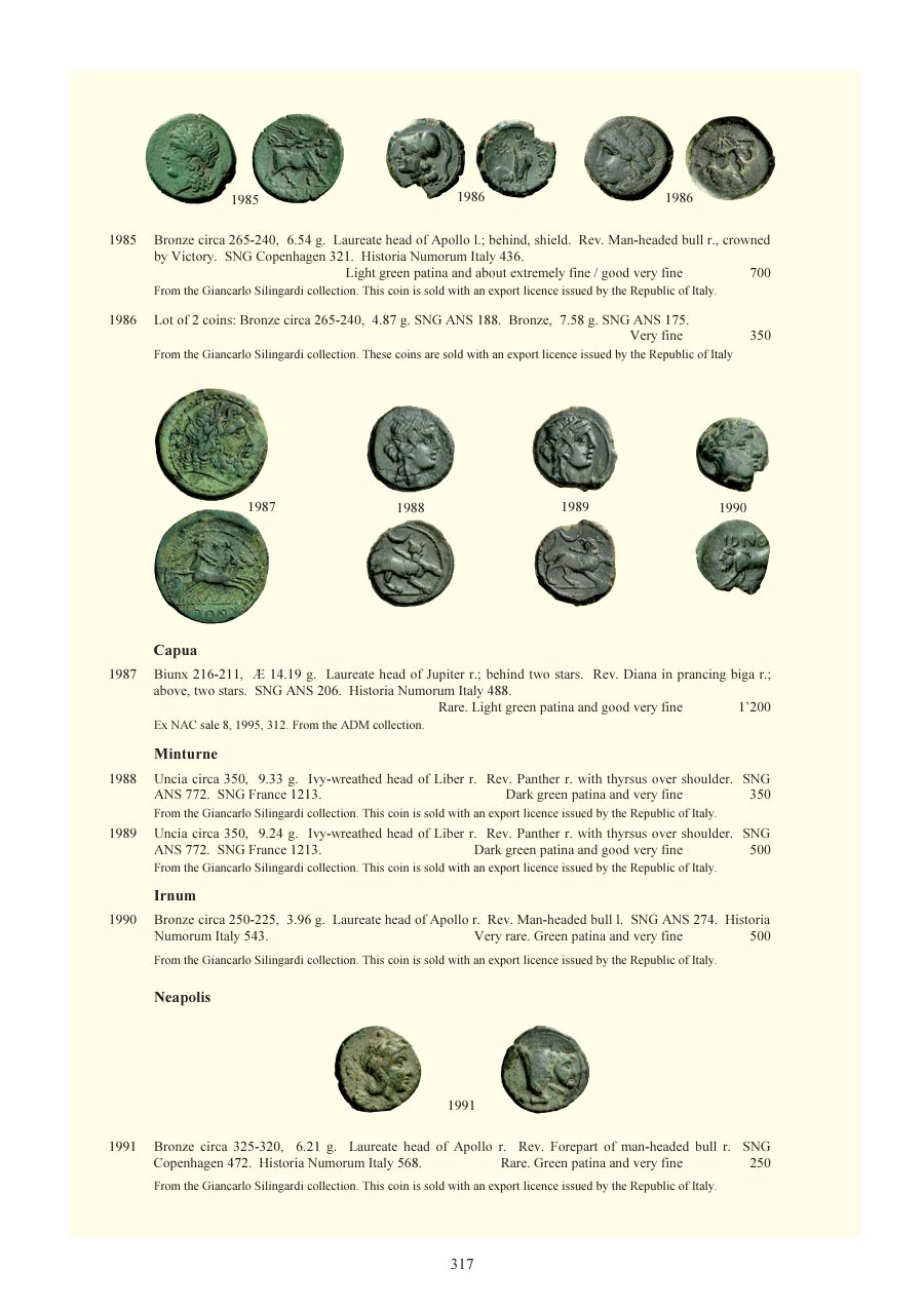 Numismatica Ars Classica Auction 64 (2012) page 318