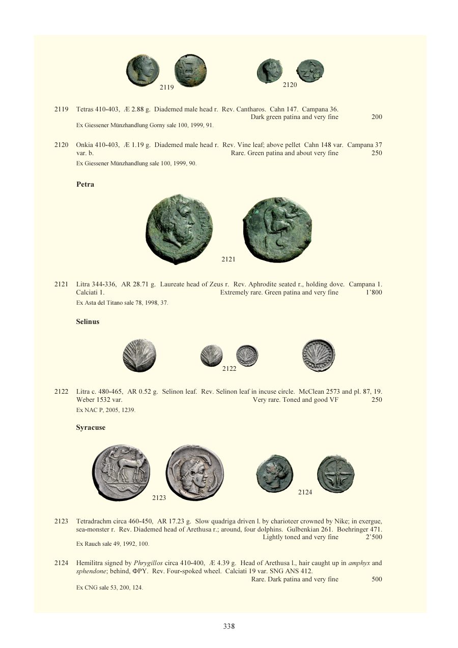 Numismatica Ars Classica Auction 64 (2012) page 339