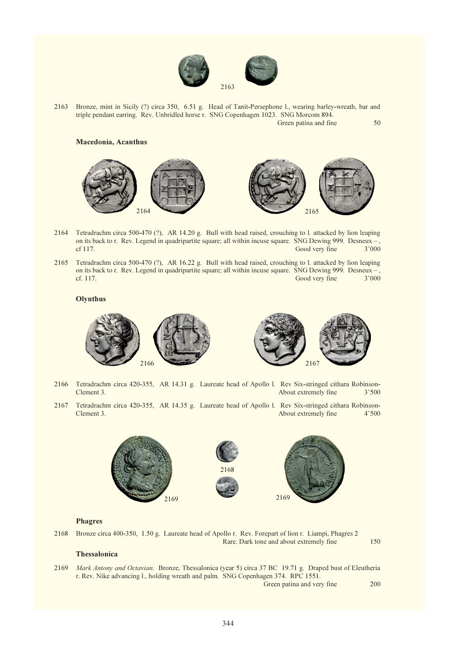 Numismatica Ars Classica Auction 64 (2012) page 345