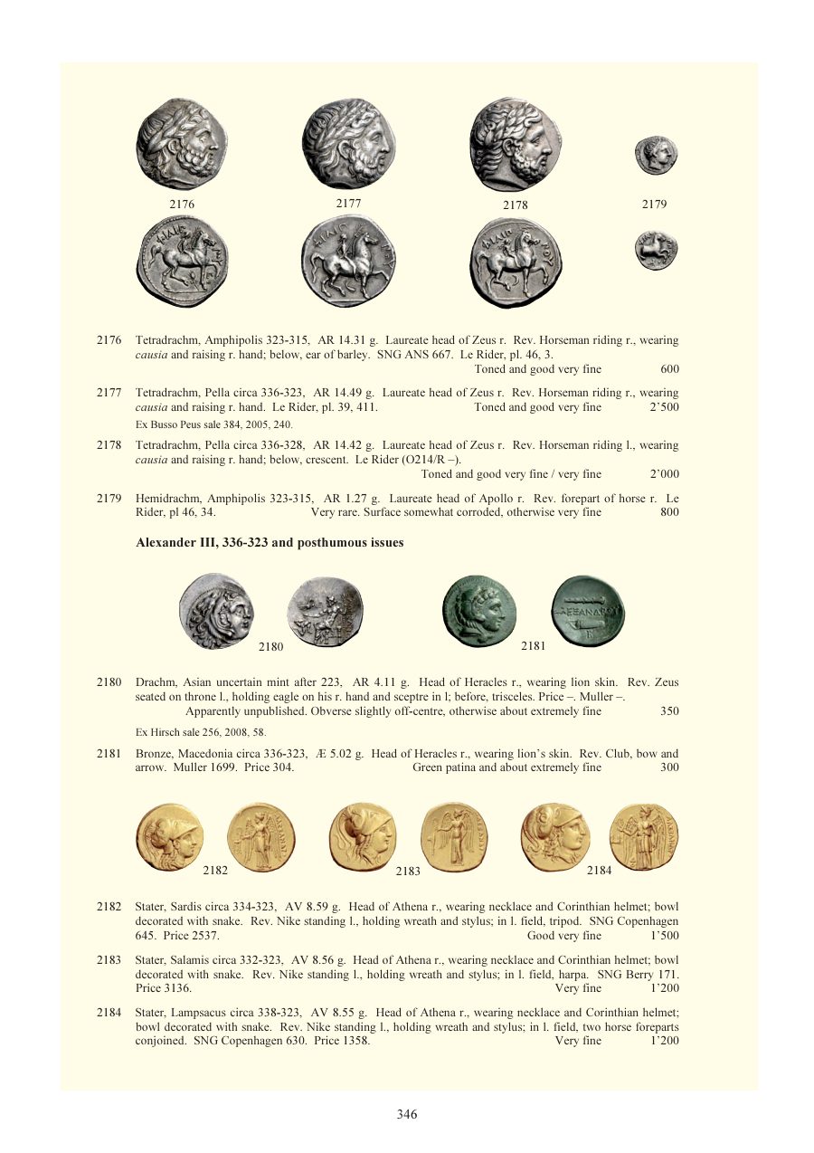 Numismatica Ars Classica Auction 64 (2012) page 347