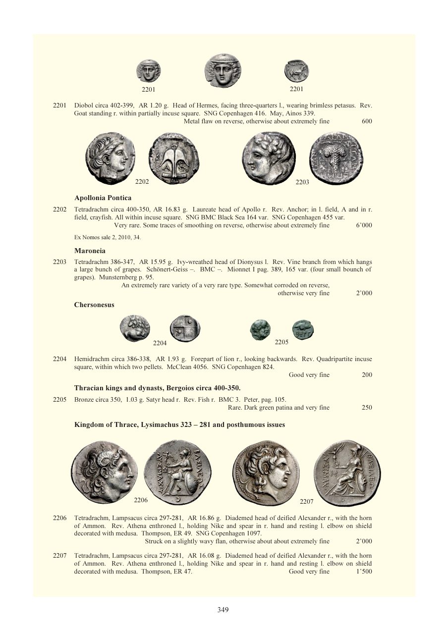 Numismatica Ars Classica Auction 64 (2012) page 350