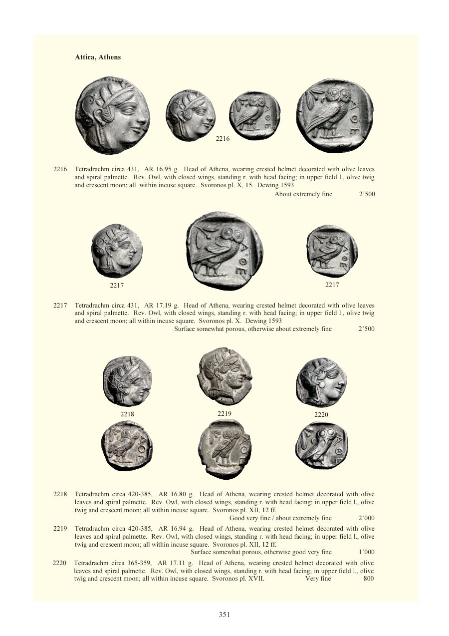 Numismatica Ars Classica Auction 64 (2012) page 352