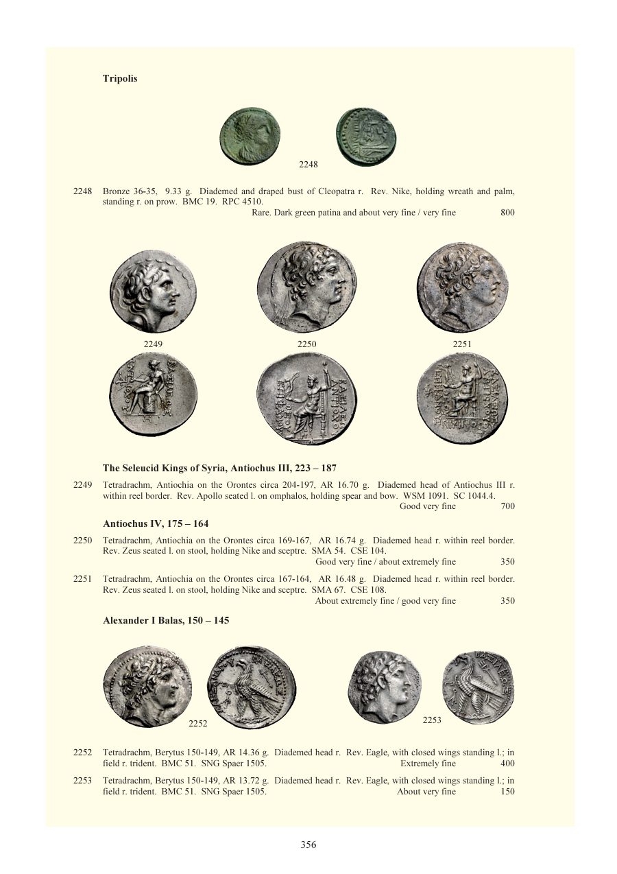 Numismatica Ars Classica Auction 64 (2012) page 357