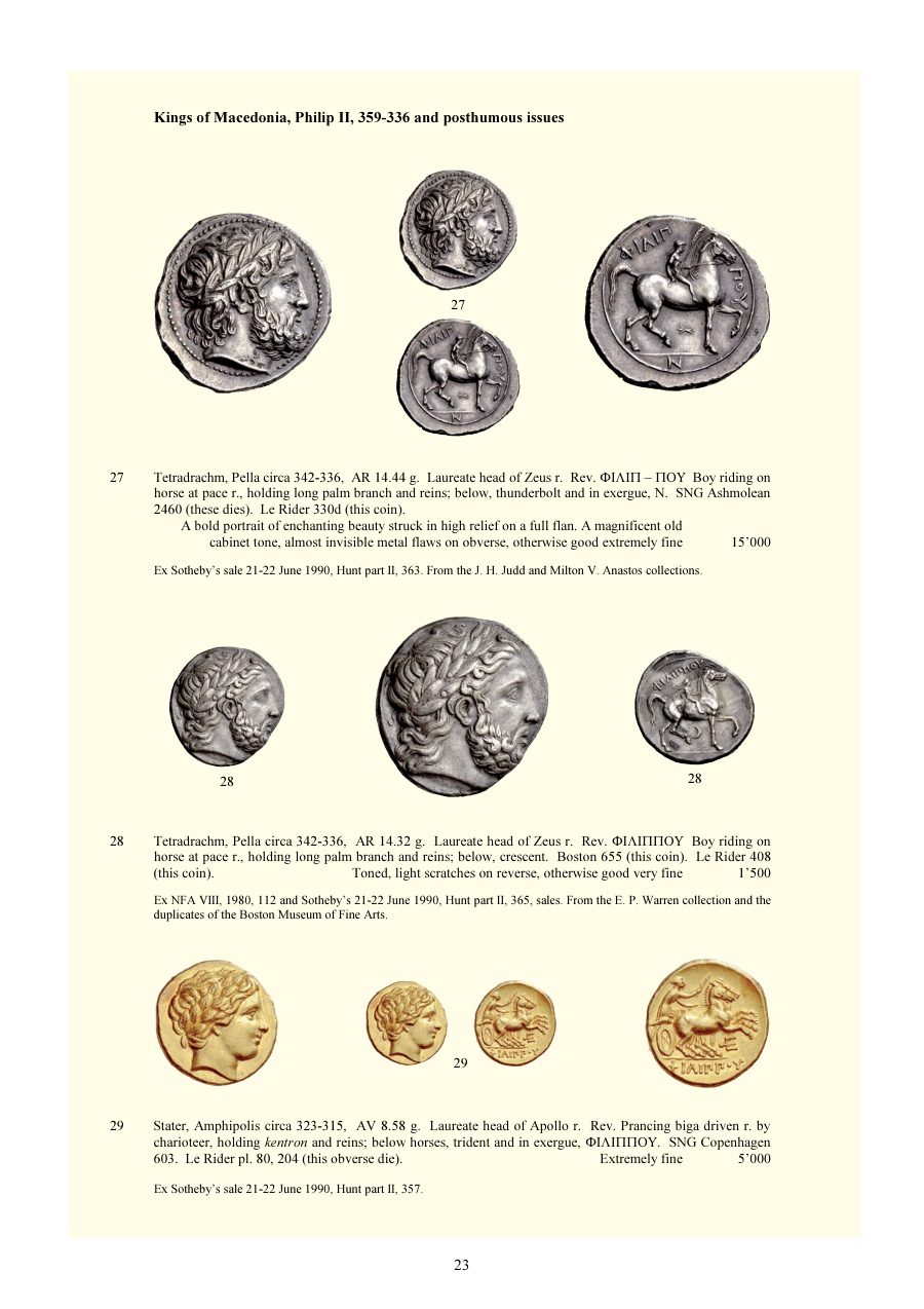 Numismatica Ars Classica Auction 66 (2012) page 23