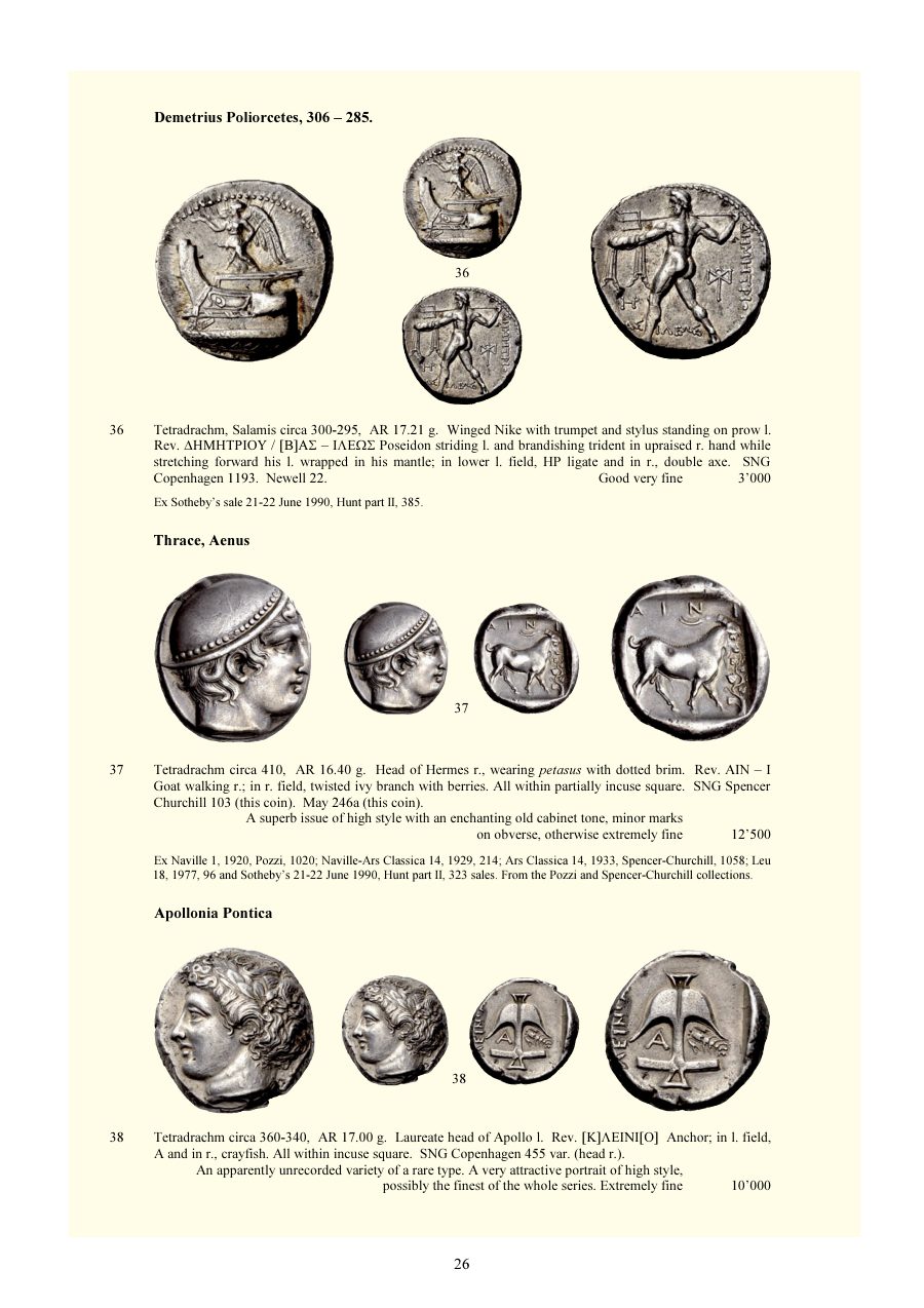 Numismatica Ars Classica Auction 66 (2012) page 26