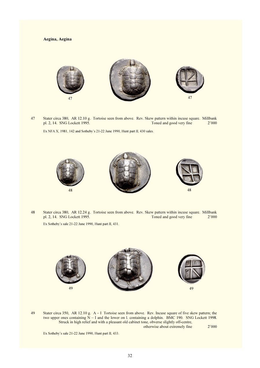 Numismatica Ars Classica Auction 66 (2012) page 32