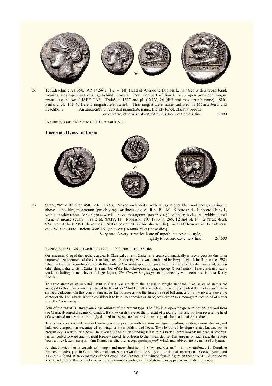 Numismatica Ars Classica Auction 66 (2012) page 36