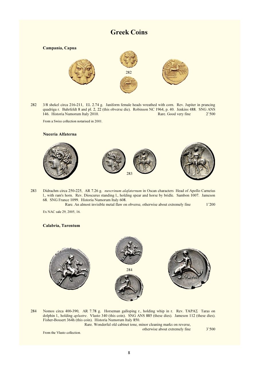 Numismatica Ars Classica Auction 72 (2013) page 9