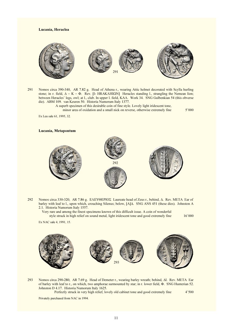 Numismatica Ars Classica Auction 72 (2013) page 12