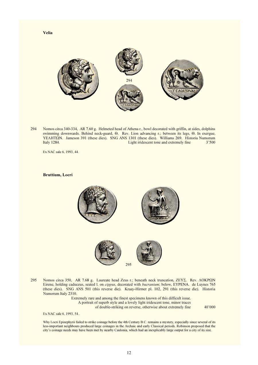 Numismatica Ars Classica Auction 72 (2013) page 13