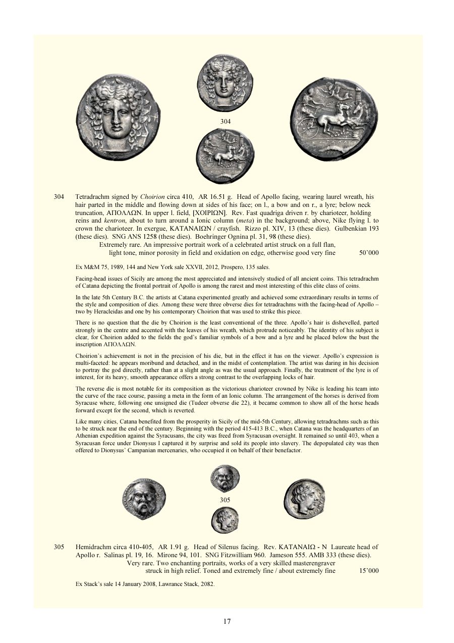 Numismatica Ars Classica Auction 72 (2013) page 18