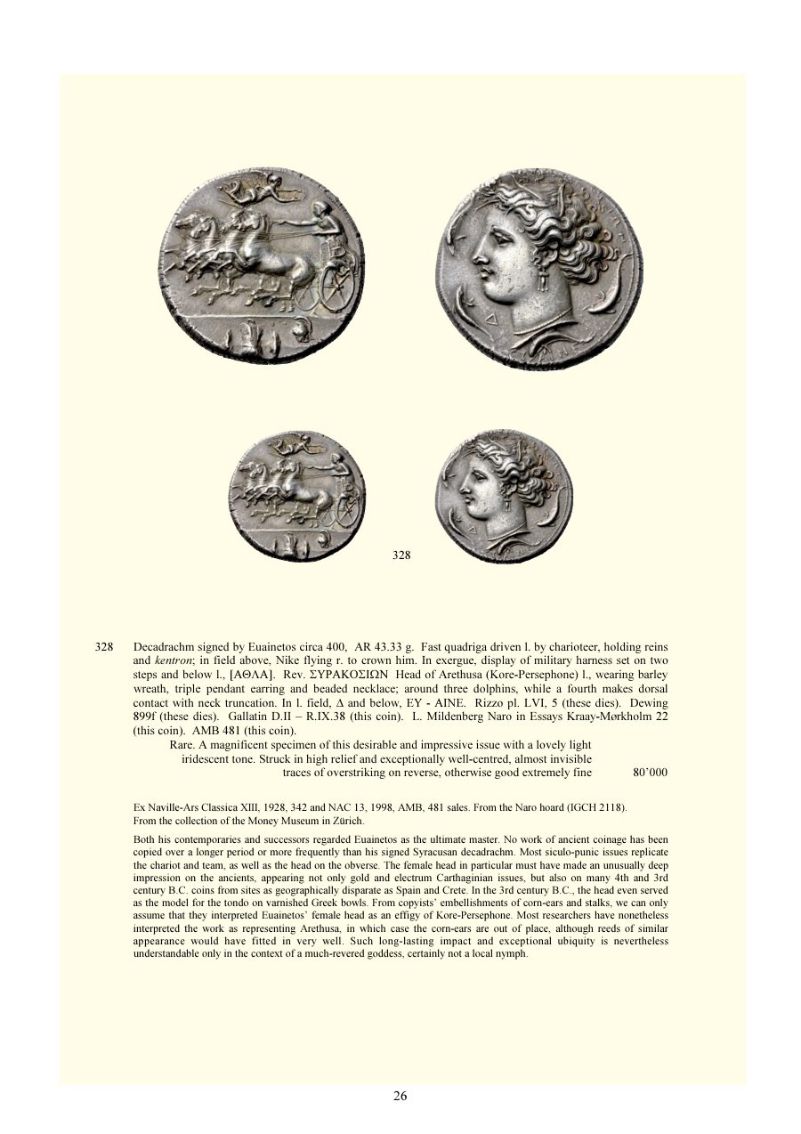 Numismatica Ars Classica Auction 72 (2013) page 27