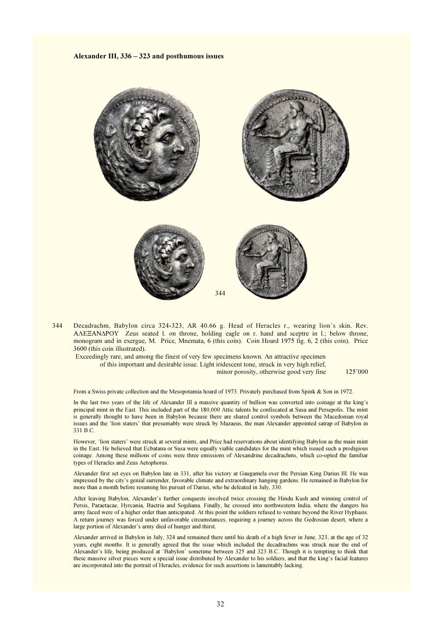 Numismatica Ars Classica Auction 72 (2013) page 33