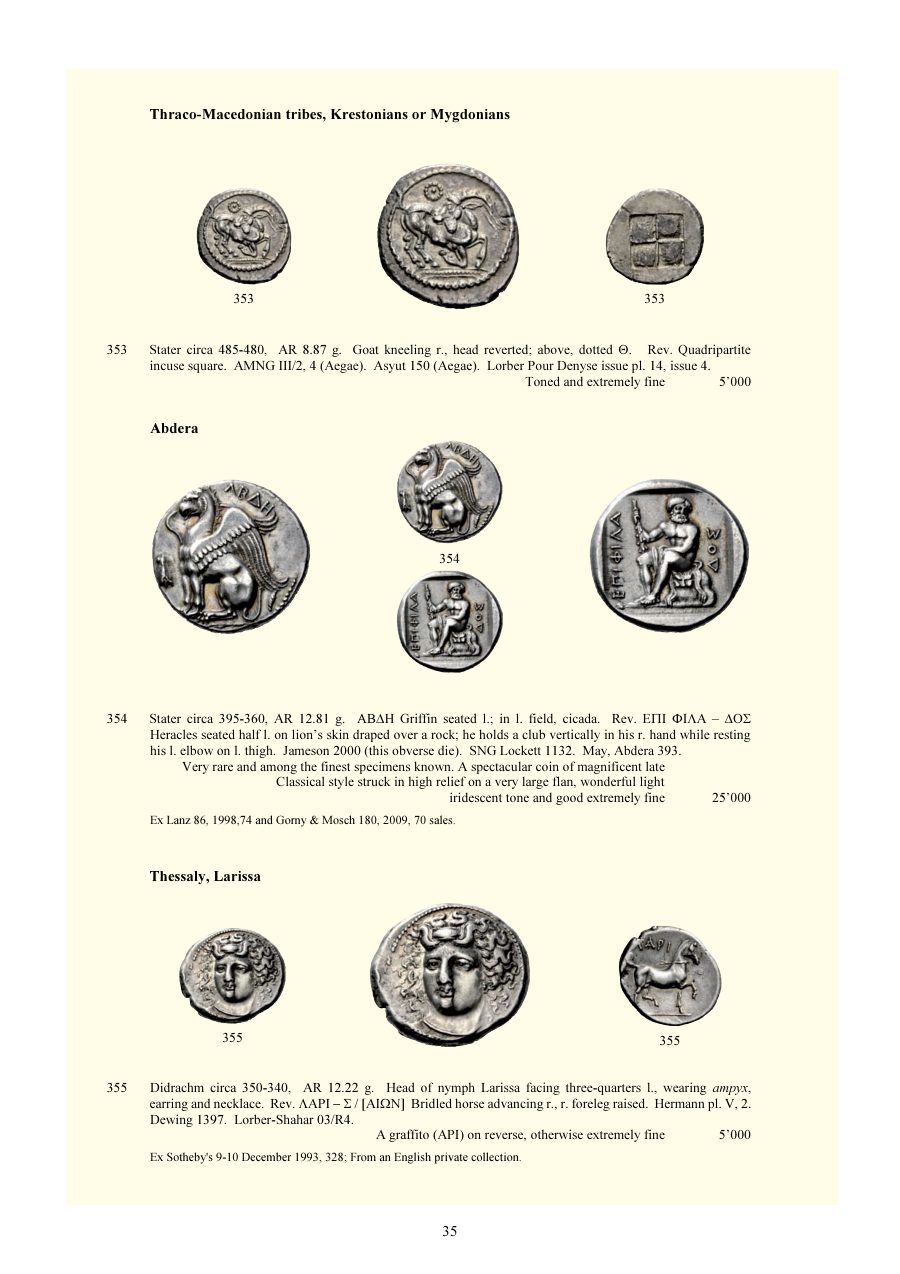 Numismatica Ars Classica Auction 72 (2013) page 36