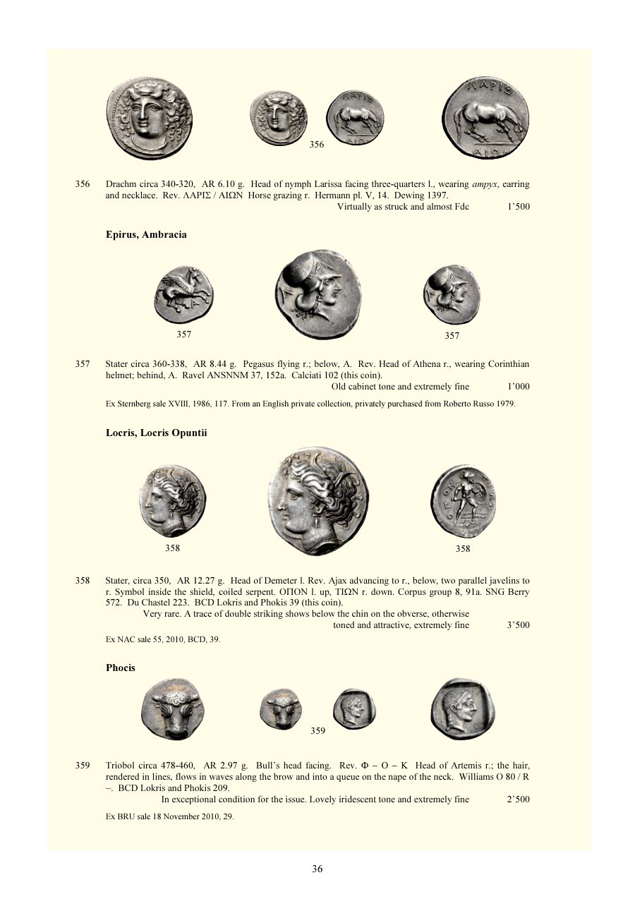 Numismatica Ars Classica Auction 72 (2013) page 37