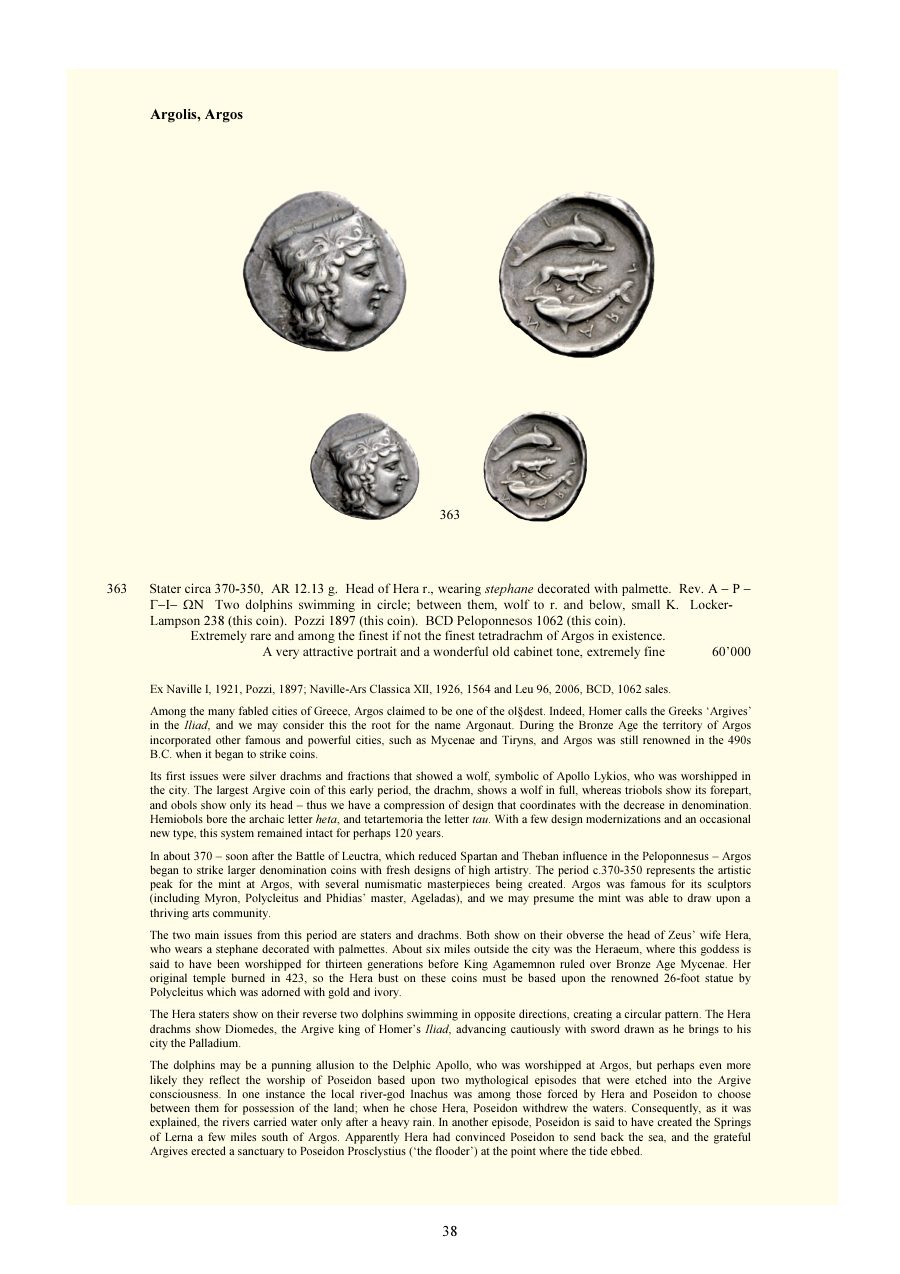 Numismatica Ars Classica Auction 72 (2013) page 39