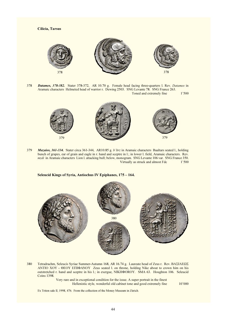 Numismatica Ars Classica Auction 72 (2013) page 45