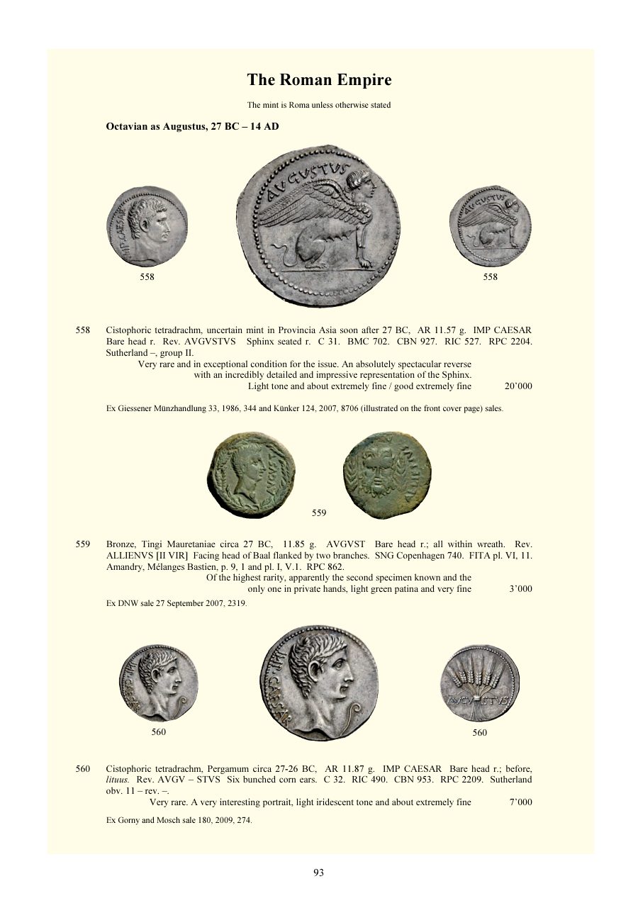 Numismatica Ars Classica Auction 72 (2013) page 94
