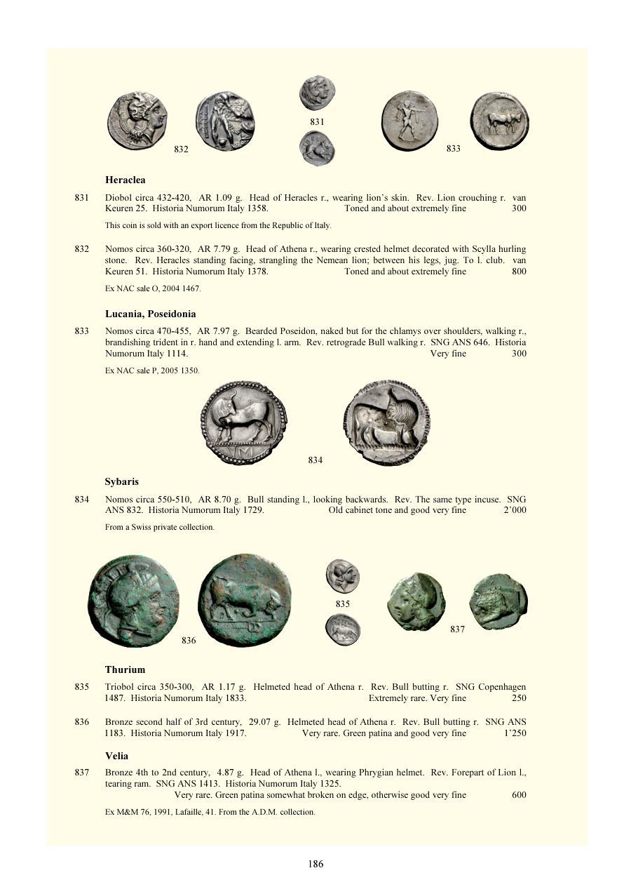 Numismatica Ars Classica Auction 72 (2013) page 187