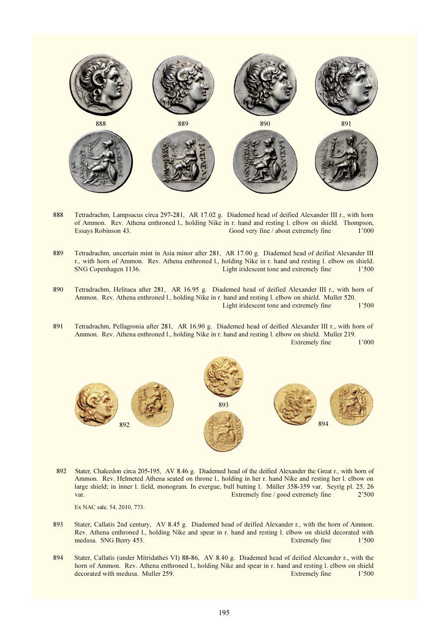 Numismatica Ars Classica Auction 72 (2013) page 196