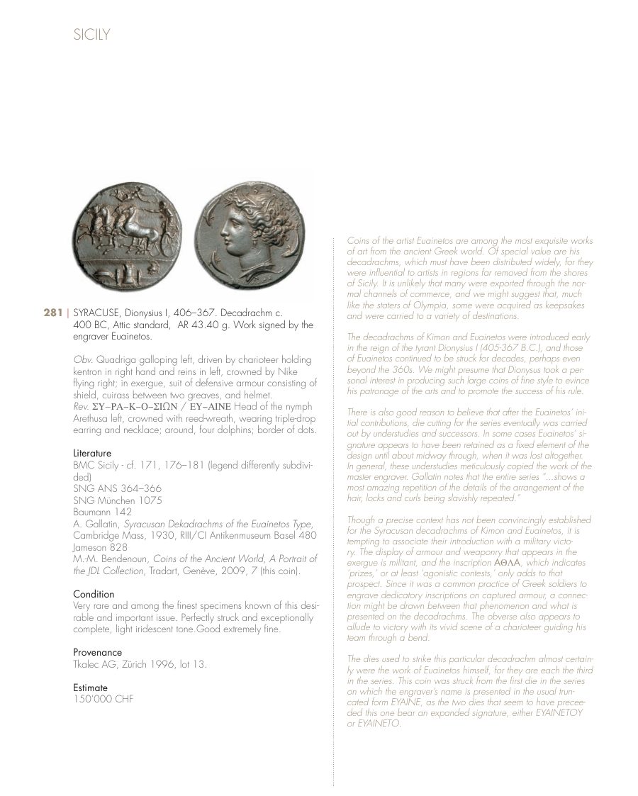 Numismatica Ars Classica Auction 74 (2013) page 27
