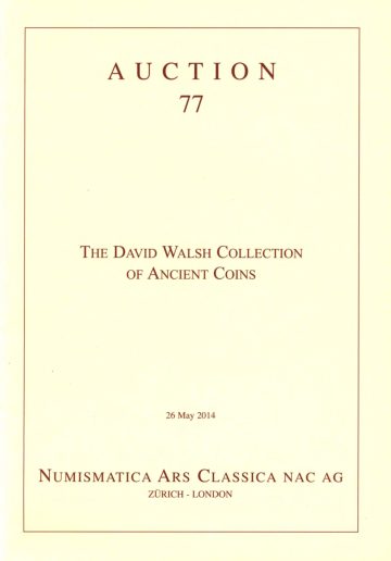 Numismatica Ars Classica Auction 77 (2014) cover