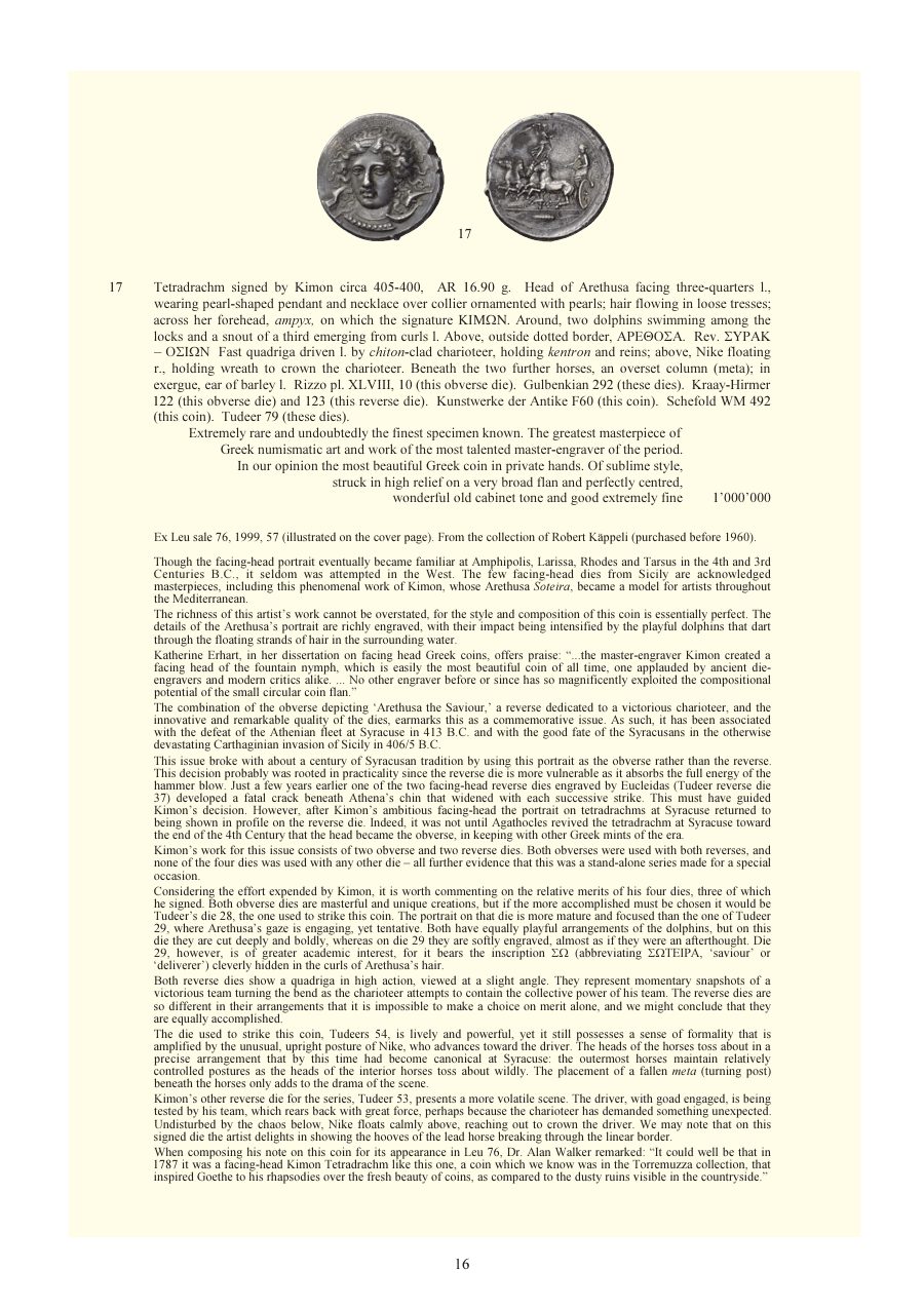 Numismatica Ars Classica Auction 77 (2014) page 17