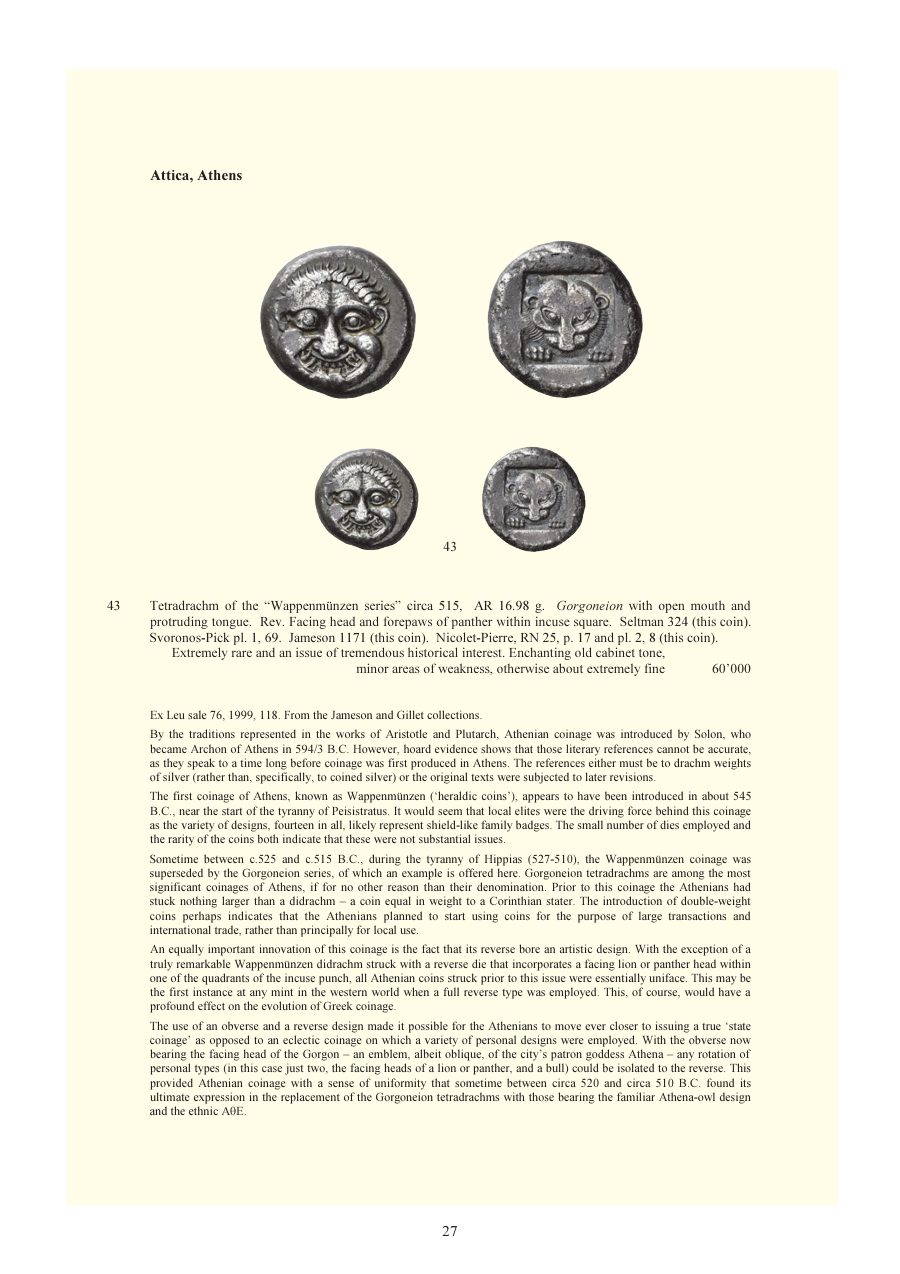 Numismatica Ars Classica Auction 77 (2014) page 28