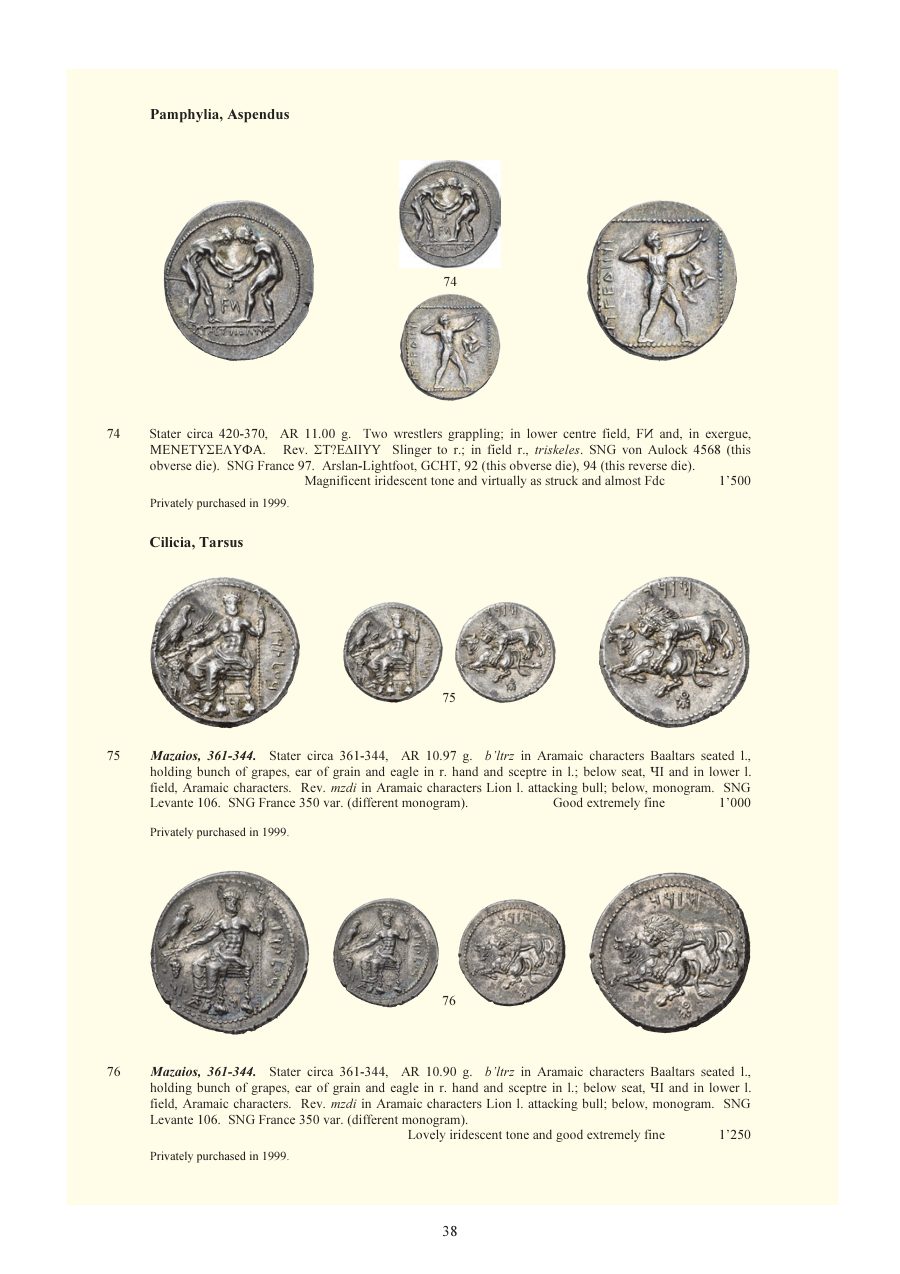 Numismatica Ars Classica Auction 77 (2014) page 39