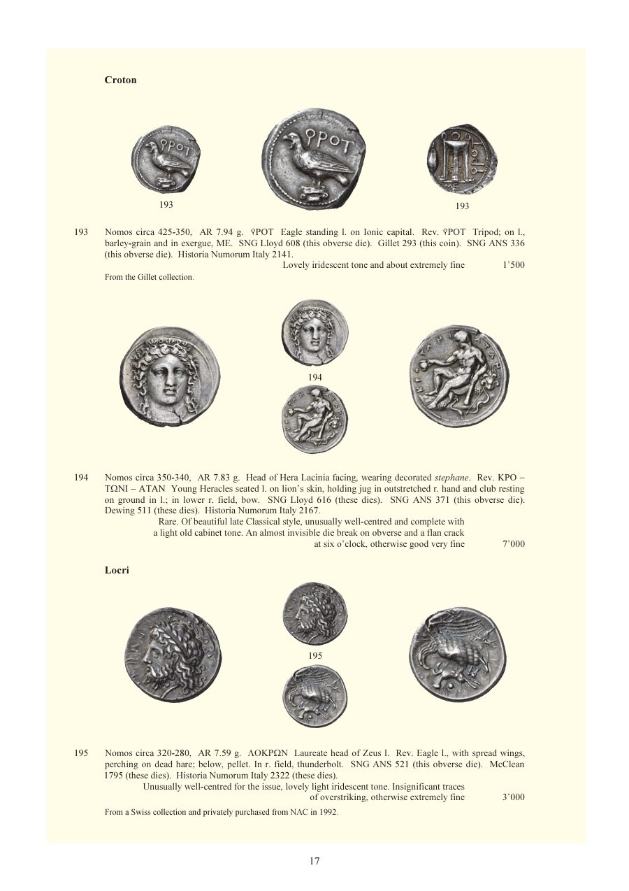Numismatica Ars Classica Auction 78 (2014) page 18