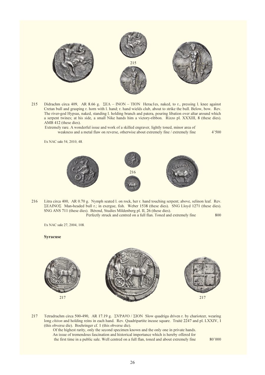 Numismatica Ars Classica Auction 78 (2014) page 27