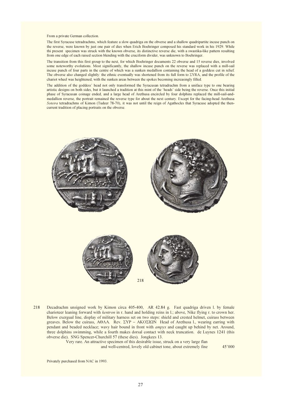 Numismatica Ars Classica Auction 78 (2014) page 28
