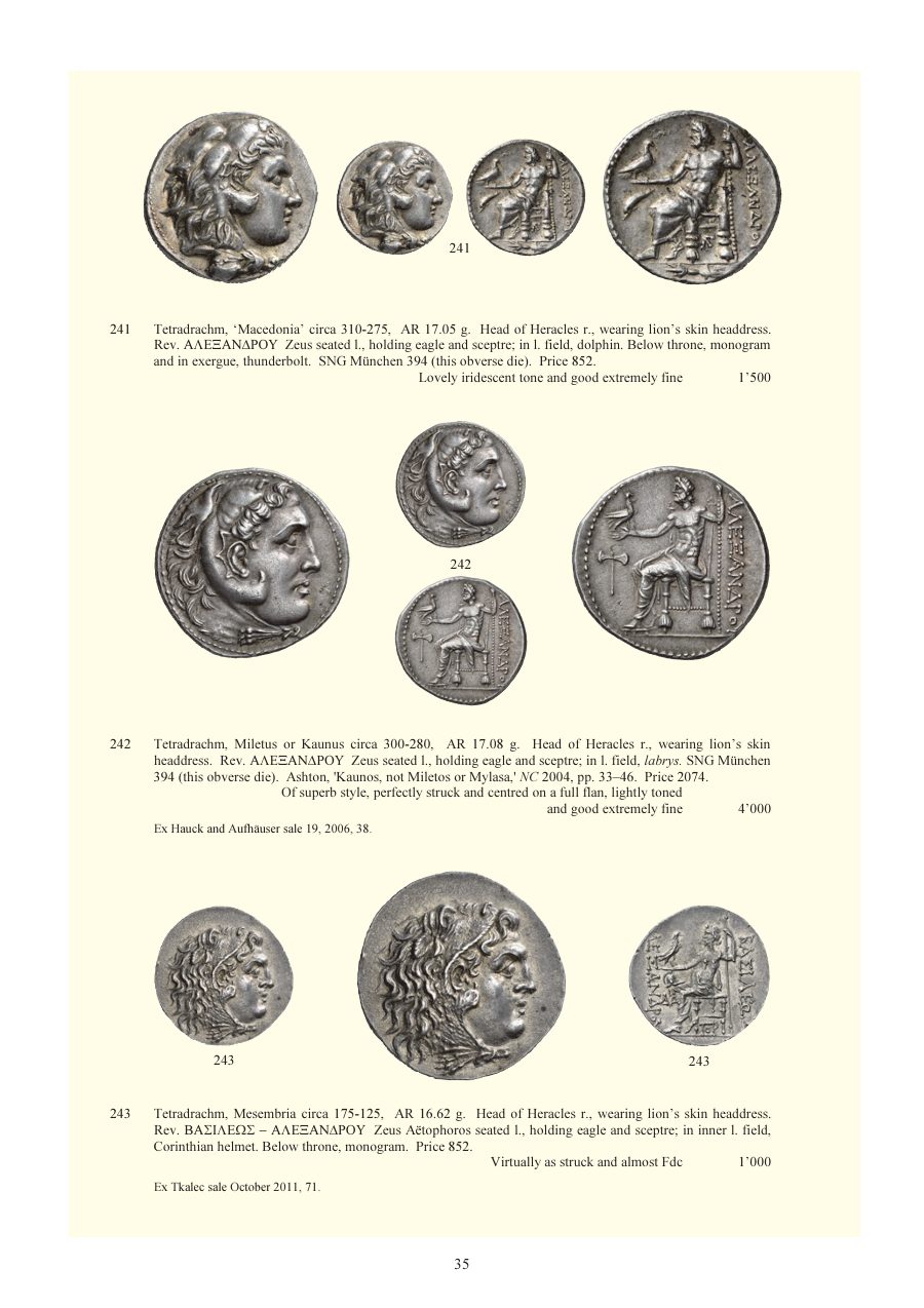 Numismatica Ars Classica Auction 78 (2014) page 36