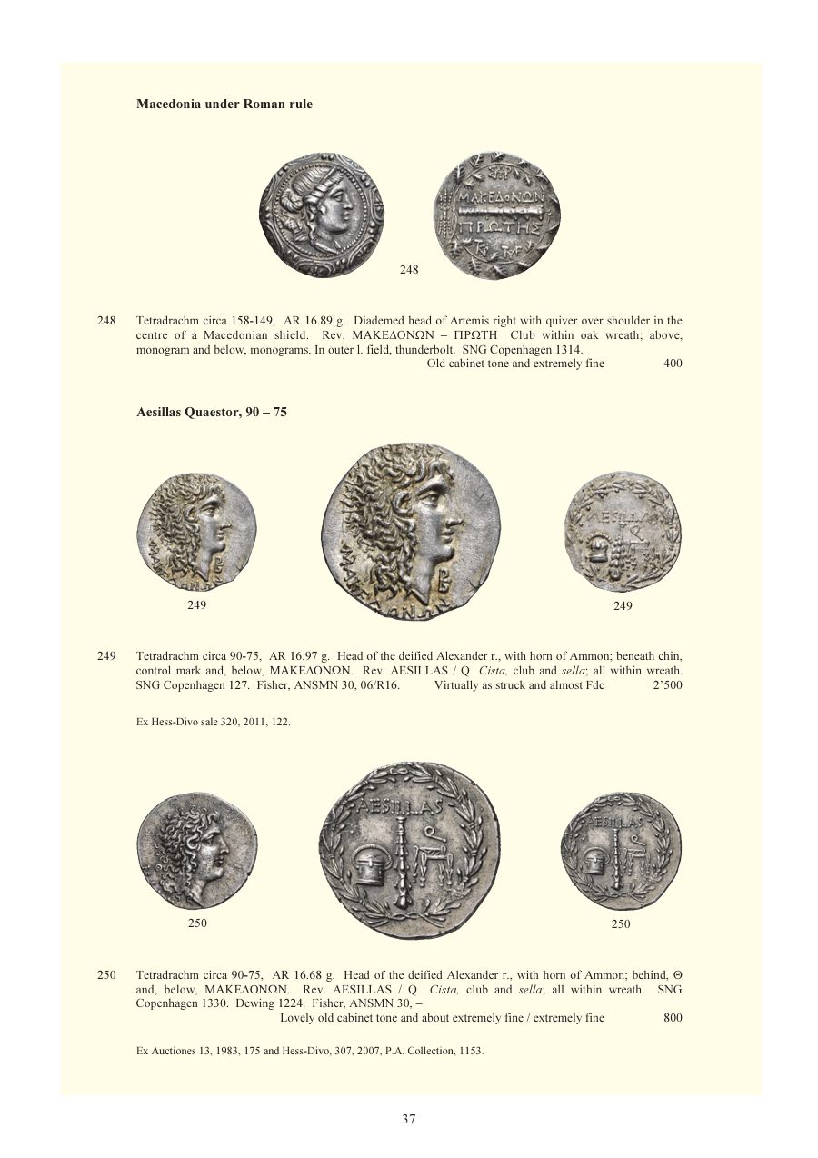 Numismatica Ars Classica Auction 78 (2014) page 38