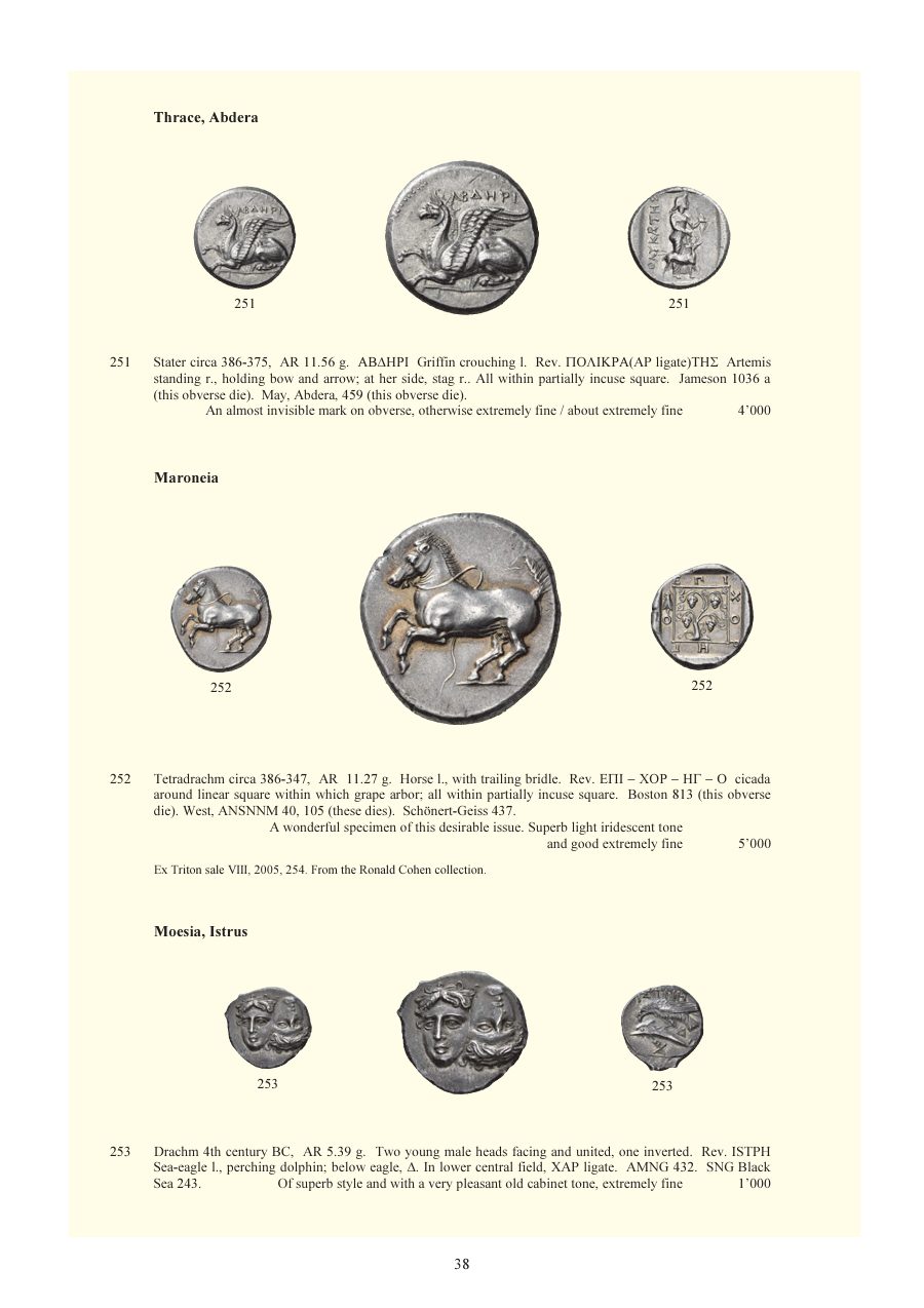 Numismatica Ars Classica Auction 78 (2014) page 39