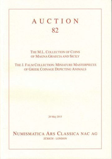 Numismatica Ars Classica Auction 82 (2015) cover