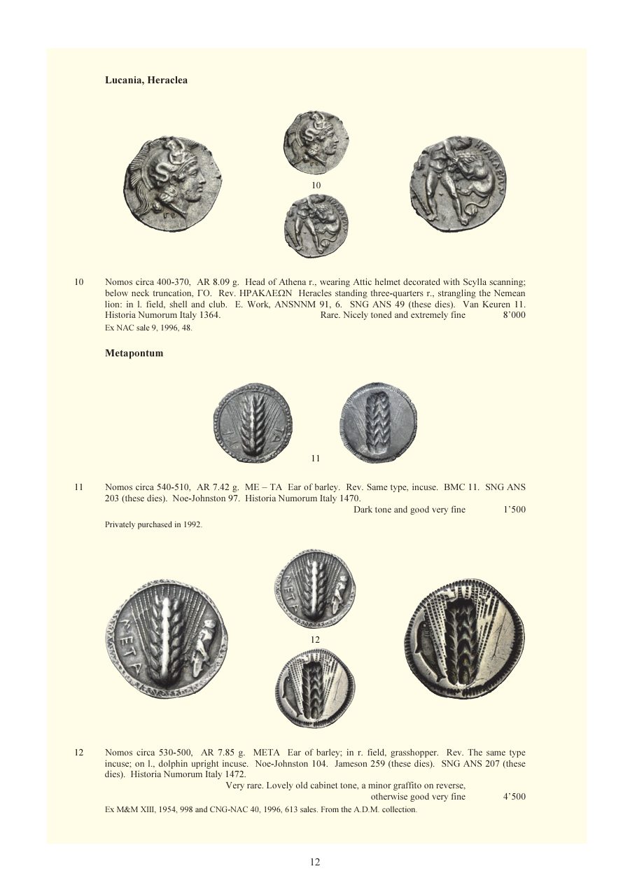 Numismatica Ars Classica Auction 82 (2015) page 9