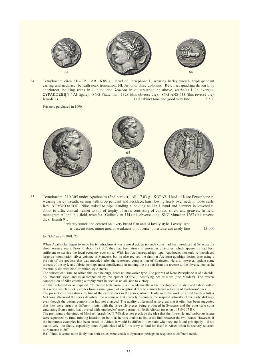 Numismatica Ars Classica Auction 82 (2015) page 30